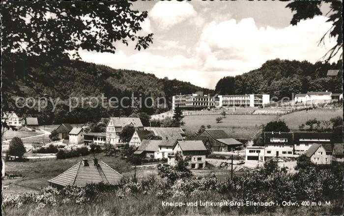 Gras-Ellenbach Teilansicht Kneipp und Luftkurort Kurha