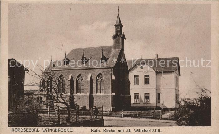 Wangerooge Nordseebad Katholische Kirche mit St. Willehad Sti