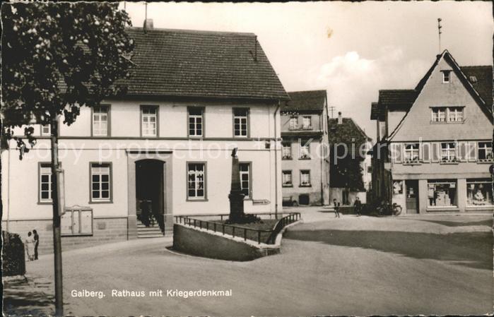Gaiberg Rathaus mit Kriegerdenkmal