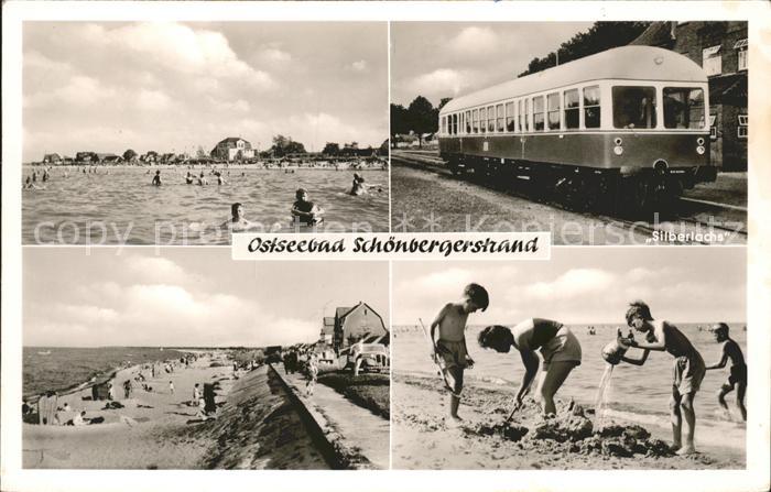 Schoenberger Strand Eisenbahn Silberlachs Zug Ostseebad Str