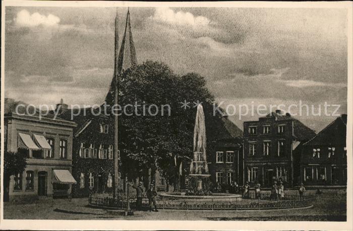 Luetjenburg Holstein Partie am Markt Brunnen