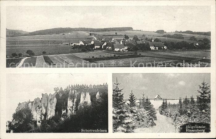 Sirchingen Gesamtansicht Schorrenfelsen Skigelaende Blasenberg