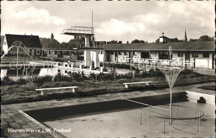 Heeren-Werve Freibad Schwimmbad Sprungturm
