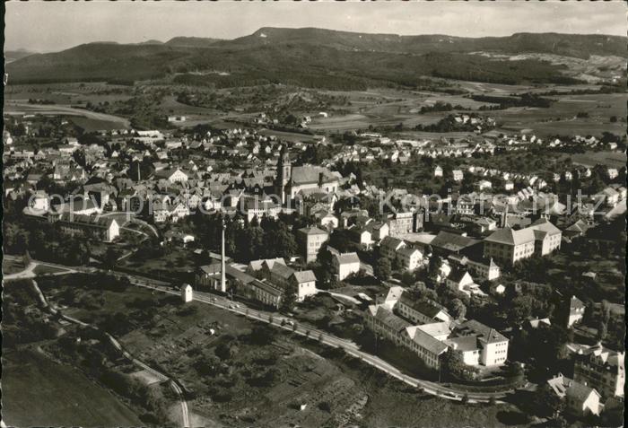 Hechingen Fliegeraufnahme Schwaebische Alb