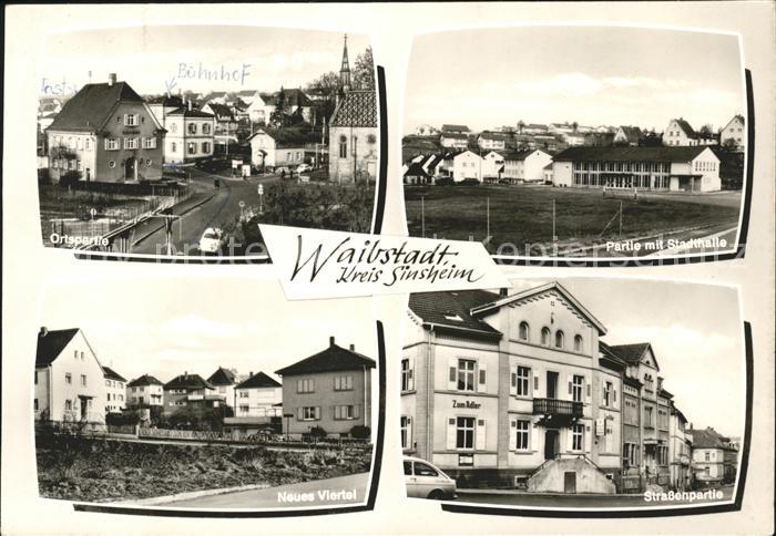 Waibstadt Ortspartie Stadthalle Strassenpartie Ne