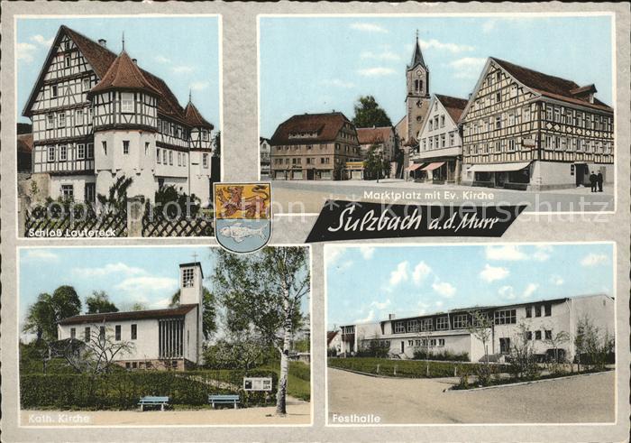 Sulzbach Murr Schloss Lautereck Marktplatz Fachwerkha