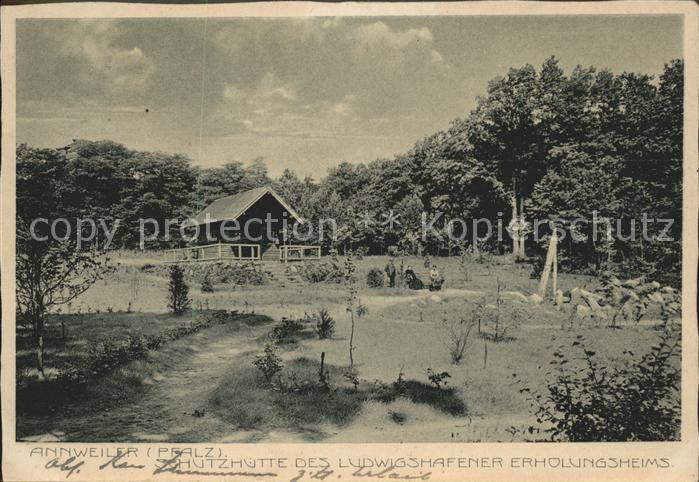 Annweiler Trifels Schutzhuette des Ludwigshafener Erholungsheims