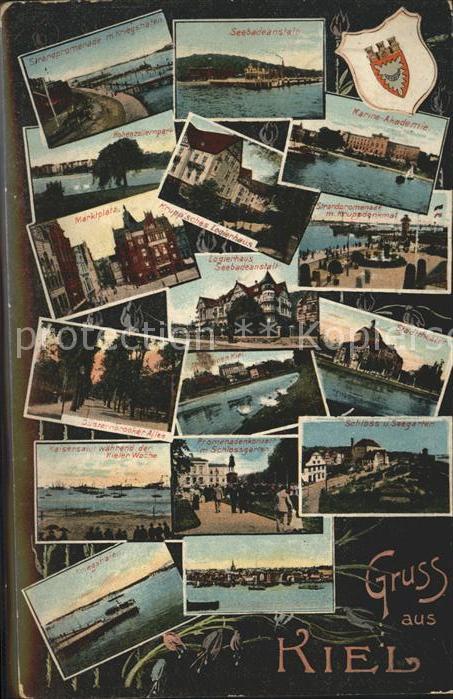 Kiel Sehenswürdigkeiten der Stadt Wappen