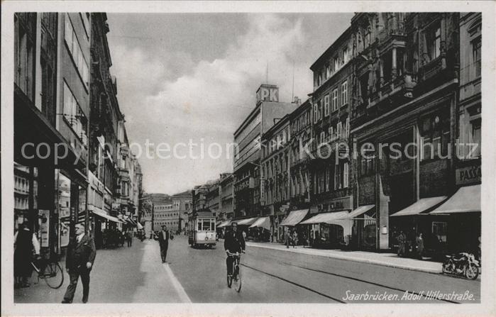 SAARBRueCKEN Saarland AH Strasse Strassenbahn