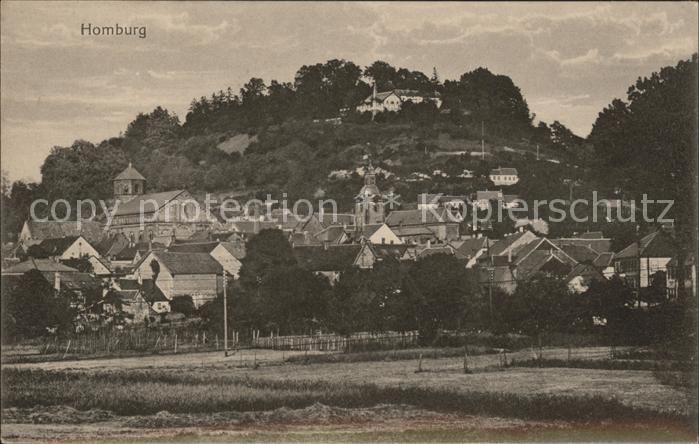 Homburg Saar Ortsansicht mit Kirche