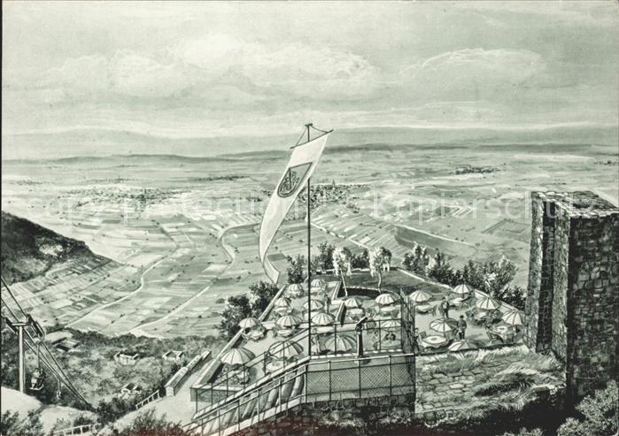 Rhodt Rietburg Höhengaststätte Bergstation Sesselbahn