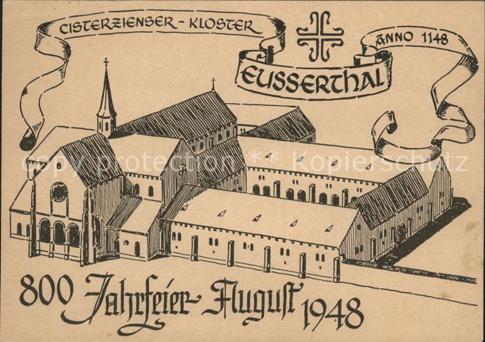 Eusserthal 800 Jahrfeier 1948 Zisterzienser Kloste
