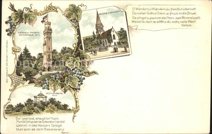 Uhlbach Stuttgart Kirche Kernen Turm Schurwald Rothenberg