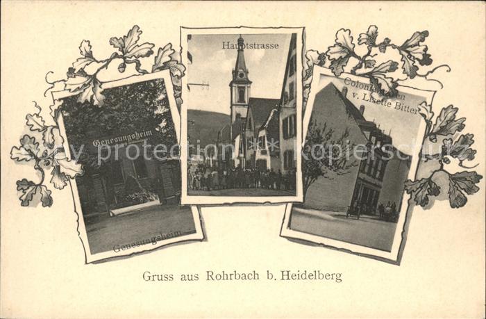 Rohrbach Heidelberg Genesungsheim Hauptstrasse Kirche Colon