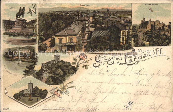 Landau Pfalz Luitpoldbrunnen Prinzregenten Denkmal M