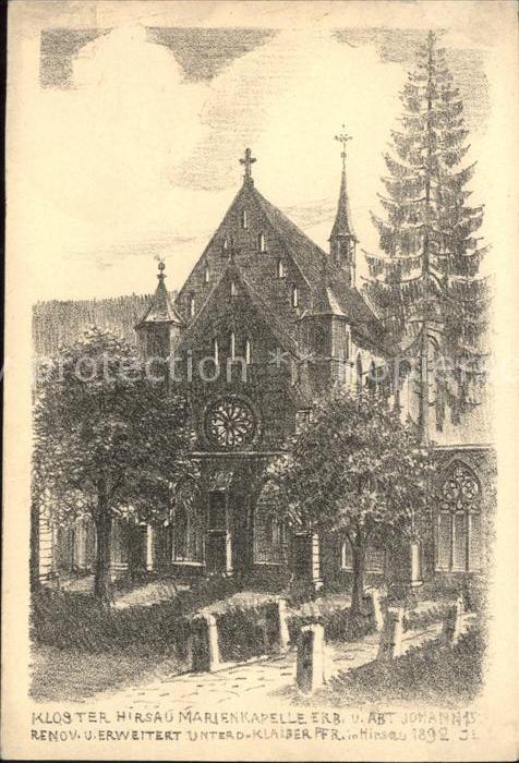 Hirsau Kloster Marienkapelle Künstlerkarte