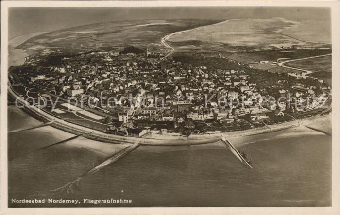 Norderney Nordseebad Fliegeraufnahme