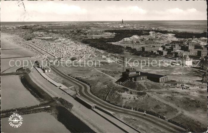 Norderney Nordseebad Fliegeraufnahme Wetterwarte Nordstrand