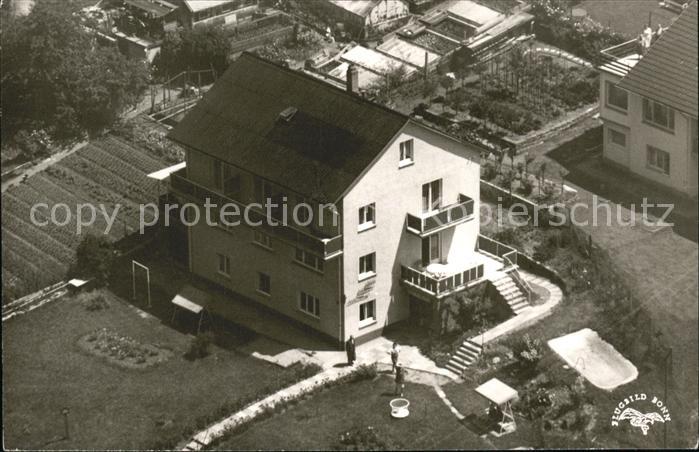 Wildbad Schwarzwald Fliegeraufnahme Haus Barbara