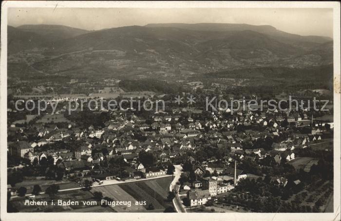 Achern Baden Fliegeraufnahme