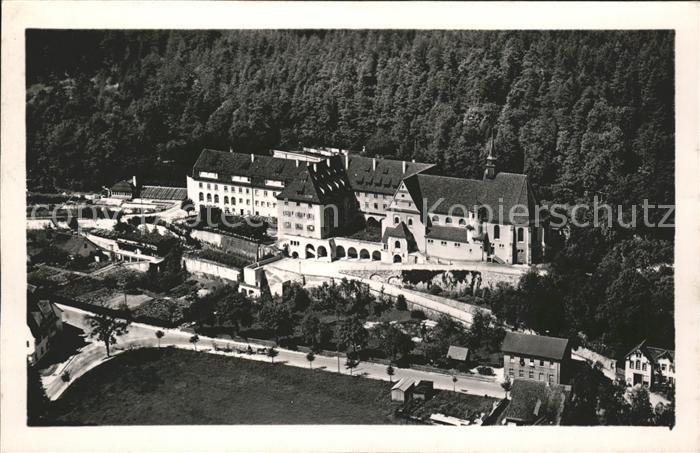 Sigmaringen Fliegeraufnahme Franziskanerkloster Gor