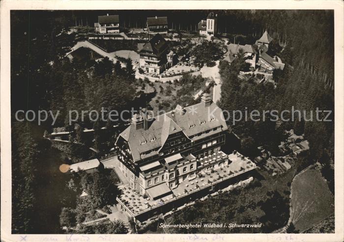 Wildbad Schwarzwald Fliegeraufnahme