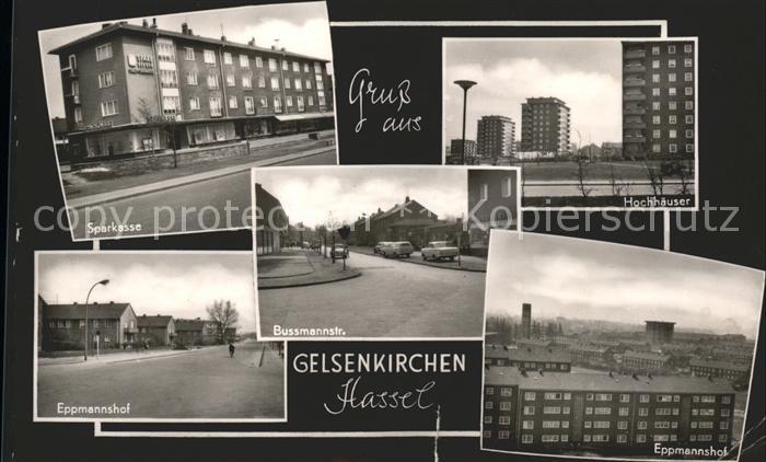 Hassel Gelsenkirchen Eppmanshof Bussmannstrassse Hochhäuser