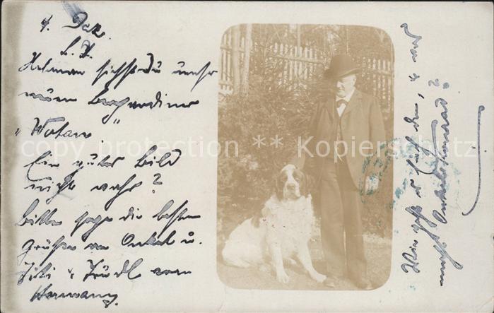 Stuttgart Mann mit Hund