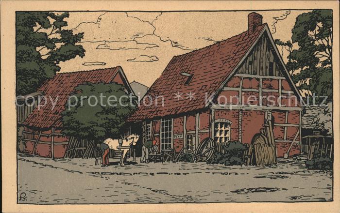 Fallingbostel Alte Schmiede Kuenstlerkarte