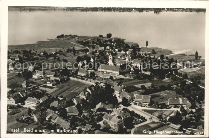 Insel Reichenau Fliegeraufnahme