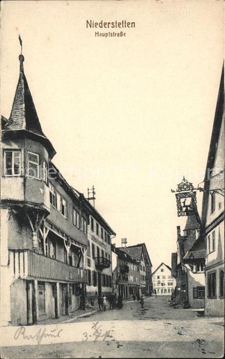 Niederstetten Wuerttemberg Hauptstrasse