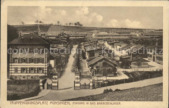 Muensingen Truppenuebungsplatz Barackenlager