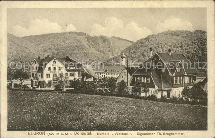 Beuron Donautal Kurhotel Waldeck Broghammer