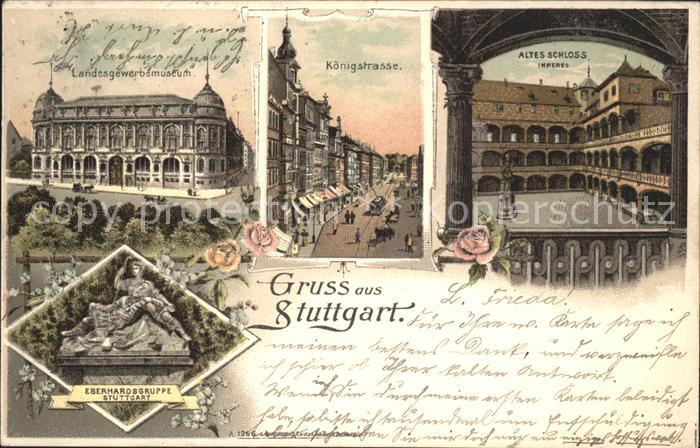 Stuttgart Altes Schloss Königstrasse Landegewerbe