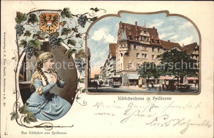 Heilbronn Neckar Kätchenhaus Kätchen von Heilbronn Wappe