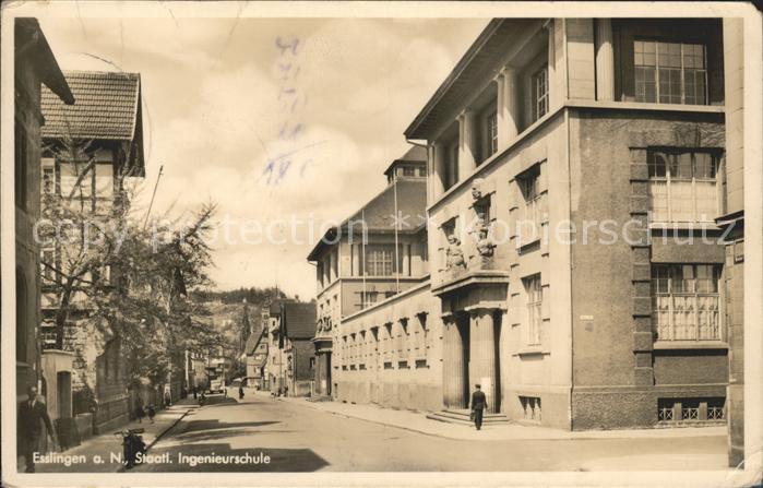 Esslingen Neckar Staatliche Ingenieurschule Strasse