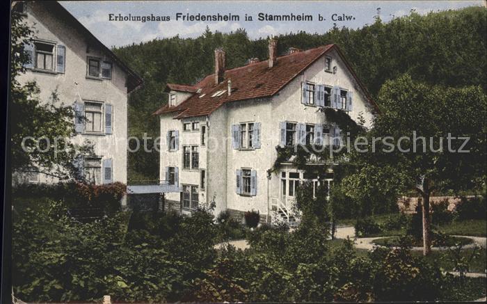 Stammheim Calw Erholungsheim Friedensheim