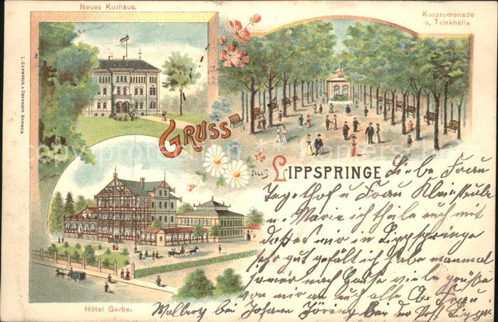 Bad Lippspringe Kurpromenade Trinkhalle Kurhaus Hotel G