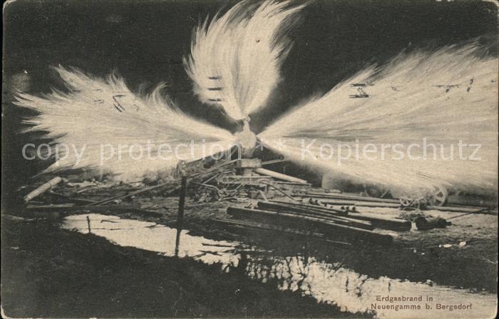 Neuengamme Bergedorf Erdgasbrand