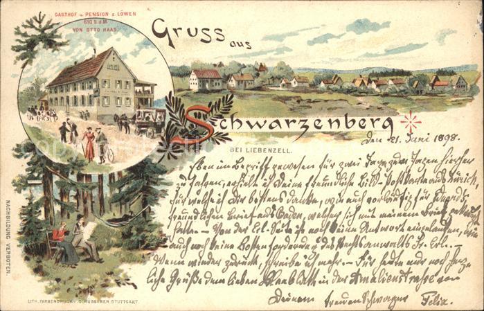Schwarzenberg Schoemberg Gasthaus Pension Löwen Panorama