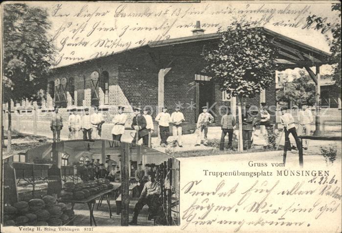 Muensingen Truppenübungsplatz Barackenlager Soldat