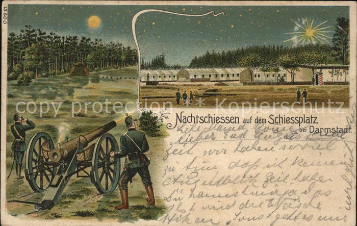 Darmstadt Nachtschiessen auf dem Schiessplatz Sol