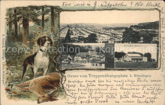 Muensingen Truppenübungsplatz Barackenlager Offizi