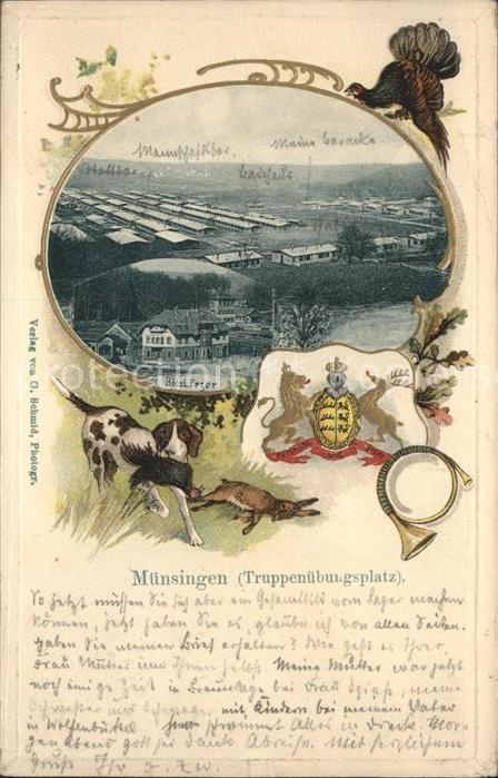 Muensingen Truppenübungsplatz Barackenlager Hund W