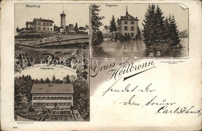 Heilbronn Neckar Wartberg Trappensee Jägerhaus