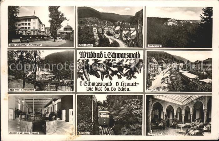 Bad Wildbad Hotel Quellenhof mir Trinkhalle u.Olga-