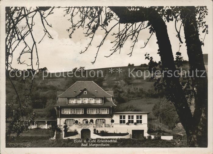 Bad Mergentheim Hotel- u.Cafe Erlenbachtal