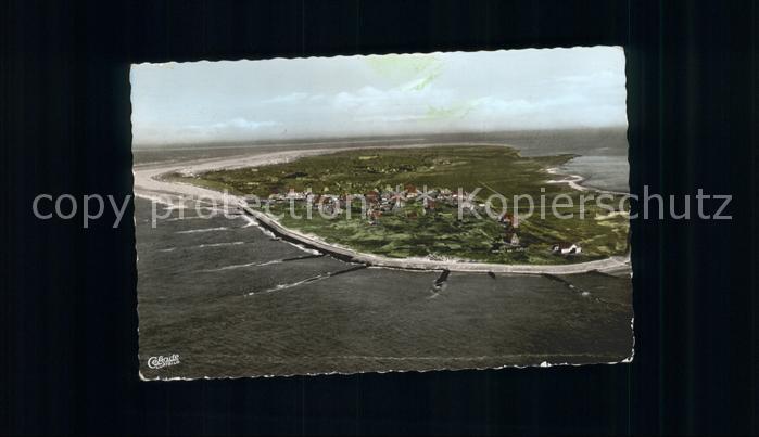 BORKUM Nordseebad Niedersachsen Fliegeraufnahme