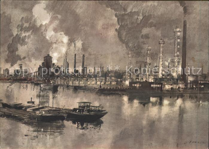 GELSENKIRCHEN NRW Ruhrgebiet Kuenstlerkarte