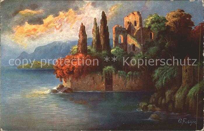 Verlag Amag Nr. 1059 Künstlerkarte G. Fiebiger Stempel